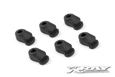 Xray Composite Chassis Weight Holder (6) (XR331280)