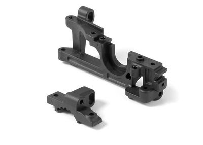 Xray Composite Lower &amp; Upper Bulkhead Front Left For Wire Anti-Roll Bar (XR332021)