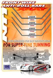 Xray Anti-Roll Bar Front 2.4 mm (XR332474)