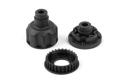 Xray Composite Front Diff. Case, Cover &amp; 27T Belt Pulley (XR335010)