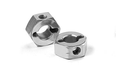 Xray Alu Wheel Hub 12mm - Black (2) (XR335250)