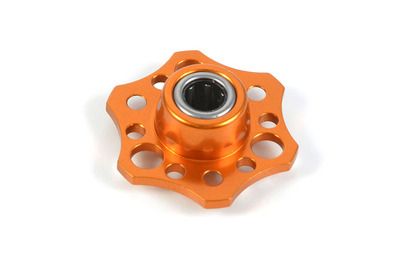 Xray Lightweight Drive Flange With One-Way Bearing - Alu 7075 T6 - Orange (XR335531-O)