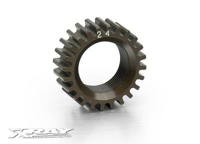 Xray XCA Alu 7075 T6 Hard Coated Pinion Gear - 24T (2Nd) (XR338524)