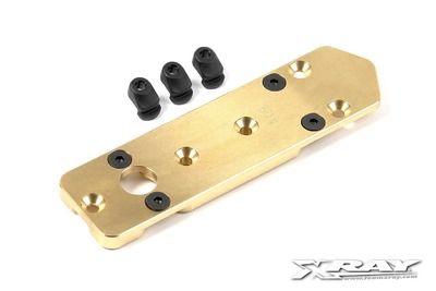 Xray Brass Chassis Weight Front 60G - V2 (XR341182)