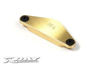 Xray Brass Chassis Weight Rear 20G (XR341183)