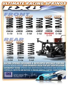 Xray Xray Spring-Set C=8.0 - Front (2) (XR348186)