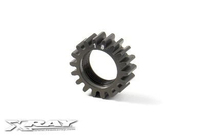 Xray XCA Alu 7075 T6 Hard Coated Pinion Gear - 18T (1St) (XR348518)