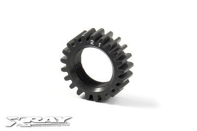 Xray XCA Alu 7075 T6 Hard Coated Pinion Gear - 21T (2Nd) (XR348521)