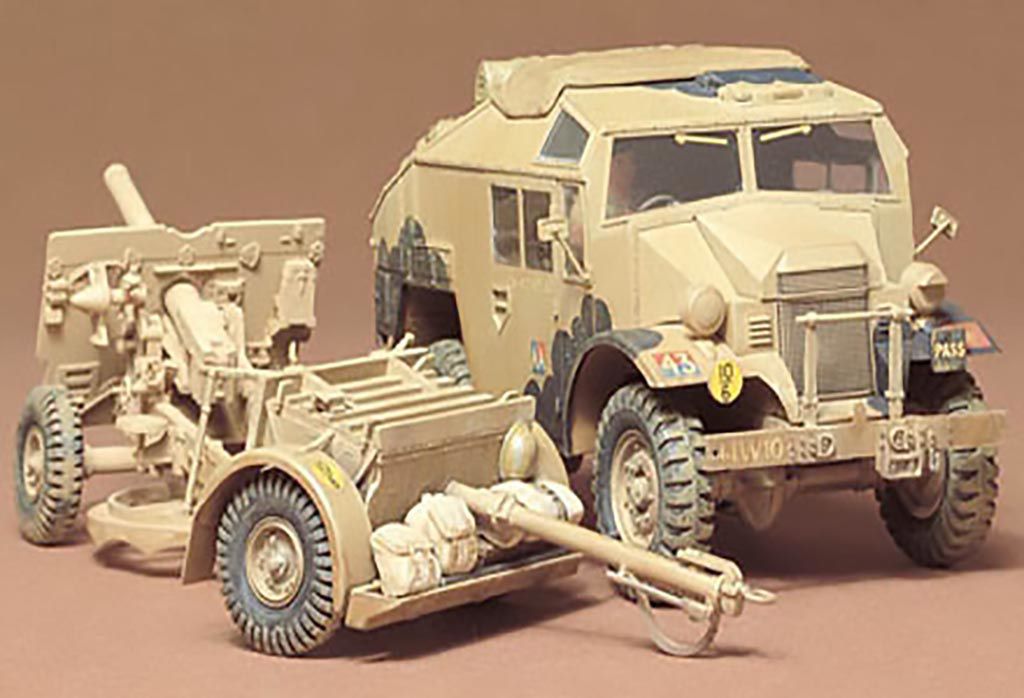 1/35 Tamiya British 25 pounder &amp; Quad Tractor ( THC 35044)