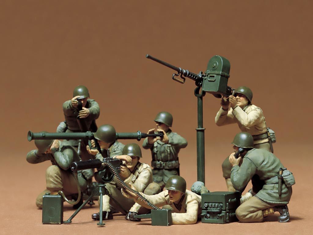1/35 Tamiya U.S. Gun and Mortar Team ( THC 35086)
