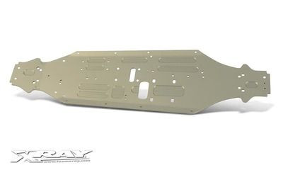Xray XT8 Alu Chassis - Long - Hard Coated Swiss 7075 T6 (3mm) (XR351121)