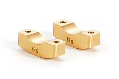 Xray Brass Steering Block Weight 15G (2) (XR351181)