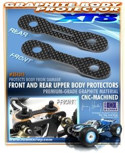 Xray Graphite Body Protector (F+R) (XR351311)