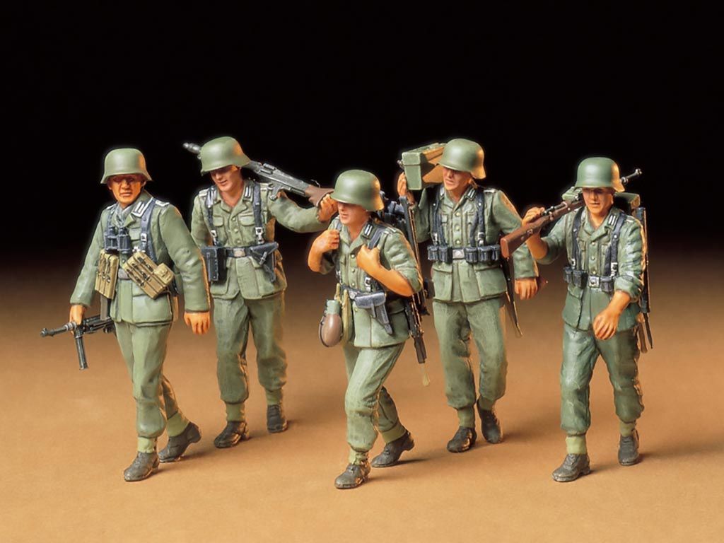 1/35 Tamiya German Machine Gun Crew ( THC 35184)