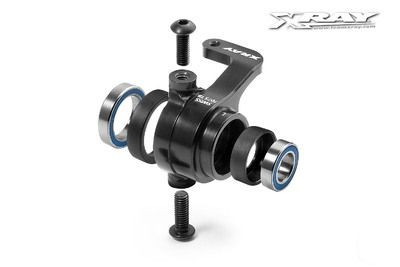 Xray XB808 Alu Steering Block Left  - Swiss 7075 T6 - Hard Coated - Set - V2 (XR352266)