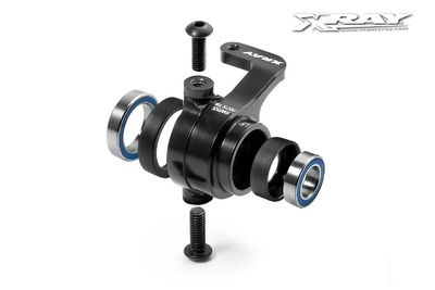 Xray XB808 Alu Steering Block Left - 5Â° Kingpin - Set (XR352267)
