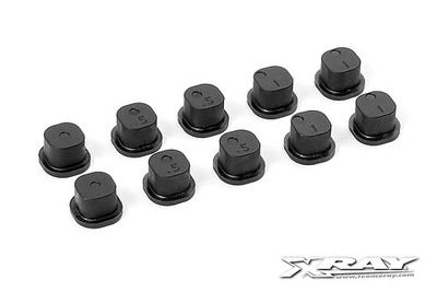 Xray Composite Square Adj. Roll-Center Bushings - V2 (2) (XR352314)