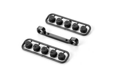 Xray XB8 Alu Front Upper Arm Holder (6mm) - Swiss 7075 T6 (XR352333)