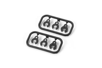 Xray XB8 Caster Clips (2) (XR352381)