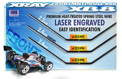 Xray XB8 Front Anti-Roll Bar 2.2mm (XR352492)