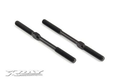 Xray Adj. Turnbuckle M5 L/R 75 mm  - Spring Steel (2) (XR352628)