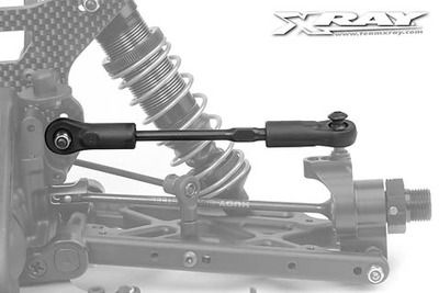 Xray Adj. Turnbuckle M5 L/R 72 mm - Hudy Spring Steel - V3 (2) (XR352633)