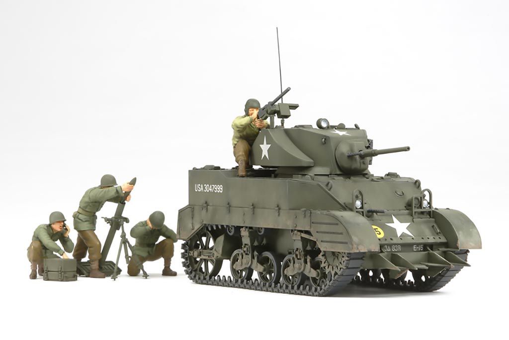 1/35 Tamiya M5A1 with 4 Figures ( THC 35313)