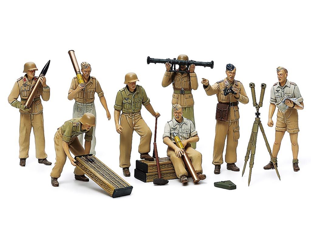 1/35 Tamiya Africa Luftwaffe Artillery Crew ( THC 35343)