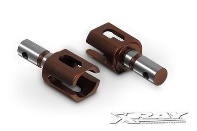 Xray Center Diff Outdrive Adapter - Lightweight - Hudy Steel (2) (XR355071)