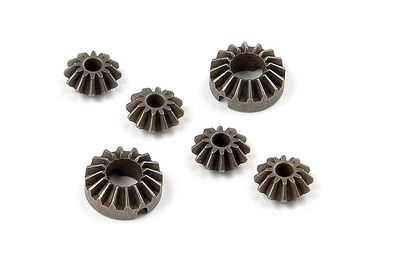 Xray Active Diff Steel Bevel &amp; Satellite Gears (2+4) (XR355130)