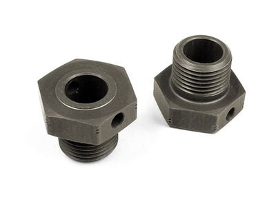 Xray Alu Wheel Axle Offset &quot;+2mm&quot; - Hard Coated (2) (XR355252)