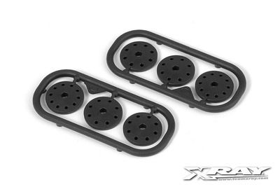 Xray Shock Piston Set 8-Hole (1.2; 1.3) 10-H. (1.1mm) - Delrin - V3 (XR358032)