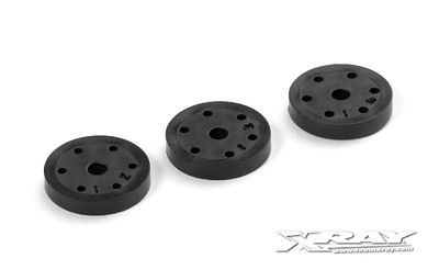 Xray XB808 Composite Shock 6-Hole Piston Set (1.2; 1.3; 1.4mm) (XR358039)