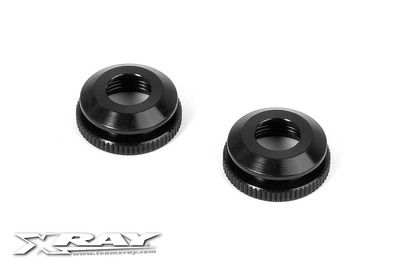 Xray Alu Shock Body Nut For Shock Boot (2) (XR358142)