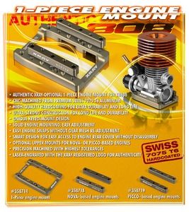 Xray Alu One-Piece Engine Mount - Swiss 7075 T6 - Hard Coated (XR358714)
