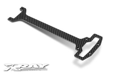 Xray Graphite Front Upper Deck 2.0mm - V2 (XR361160)