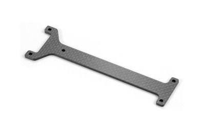 Xray Graphite Front Upper Deck 2.0mm - Short (XR361166)