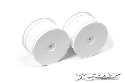 Xray 4wd Rear Wheel Aerodisk With 14mm Hex - White (2) (XR369911)