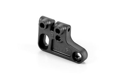 Xray Composite Front Upper Arm Mount - Right - Graphite (XR372012)