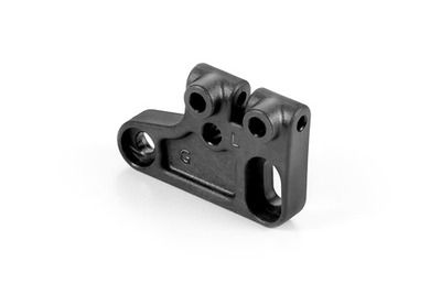 Xray Composite Front Upper Arm Mount - Left - Graphite (XR372022)