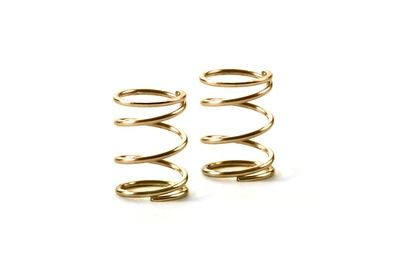 Xray Spring 4.25 Coils 3.6X6X0.4mm; C=1.5 - Gold (Soft) (2) (XR372176)