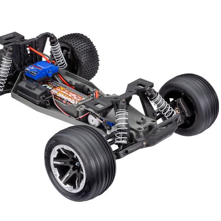 Traxxas 1:10 Rustler HD 2wd XL-5 RTR Green With Battery &amp; USB Charger - Clipless Body (TRX37254-8-GRN)