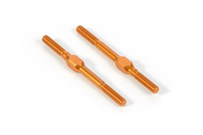 Xray Alu Adj. Turnbuckle M3X42 mm - Swiss 7075 T6 - Orange (2) (XR372610-O)