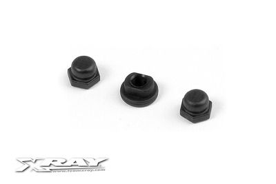 Xray Composite Spring Holder &amp; Nut (2+1) (XR373590)