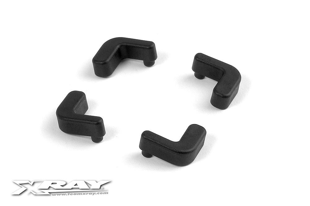 Xray Composite Lipo Battery Backstop (2) (XR376130)
