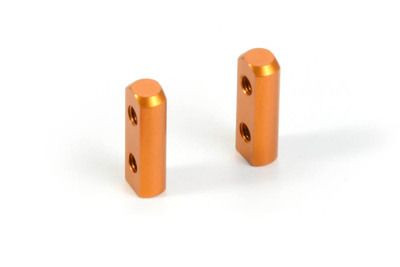 Xray Alu Servo Mount - Orange (2) (XR376255-O)