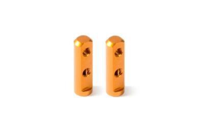 Xray X12 Alu Servo Mount - Orange (2) (XR376257-O)