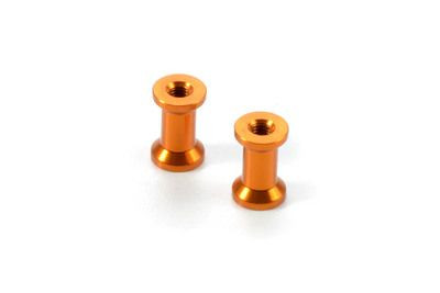 Xray Alu Mount 10.8mm - Orange (2) (XR376364-O)