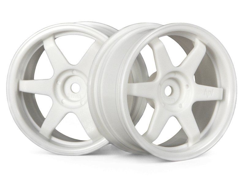 HPI Racing TE37 Wheel 26mm White 3mm Offset (2pcs) (HP3840)