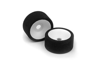 Xray Rear Foam Tire Mounted With Hex Hub (40Deg) - Medium (XR389543)